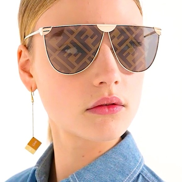 Fendi Accessories - RARE Fendi Glasses With Mirrored Logo In Pink
